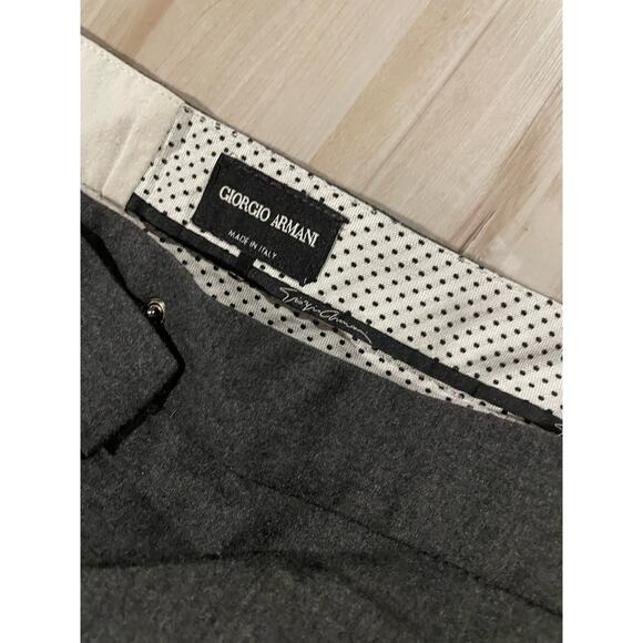 Giorgio Armani dark gray slacks xl - Picture 5 of 5